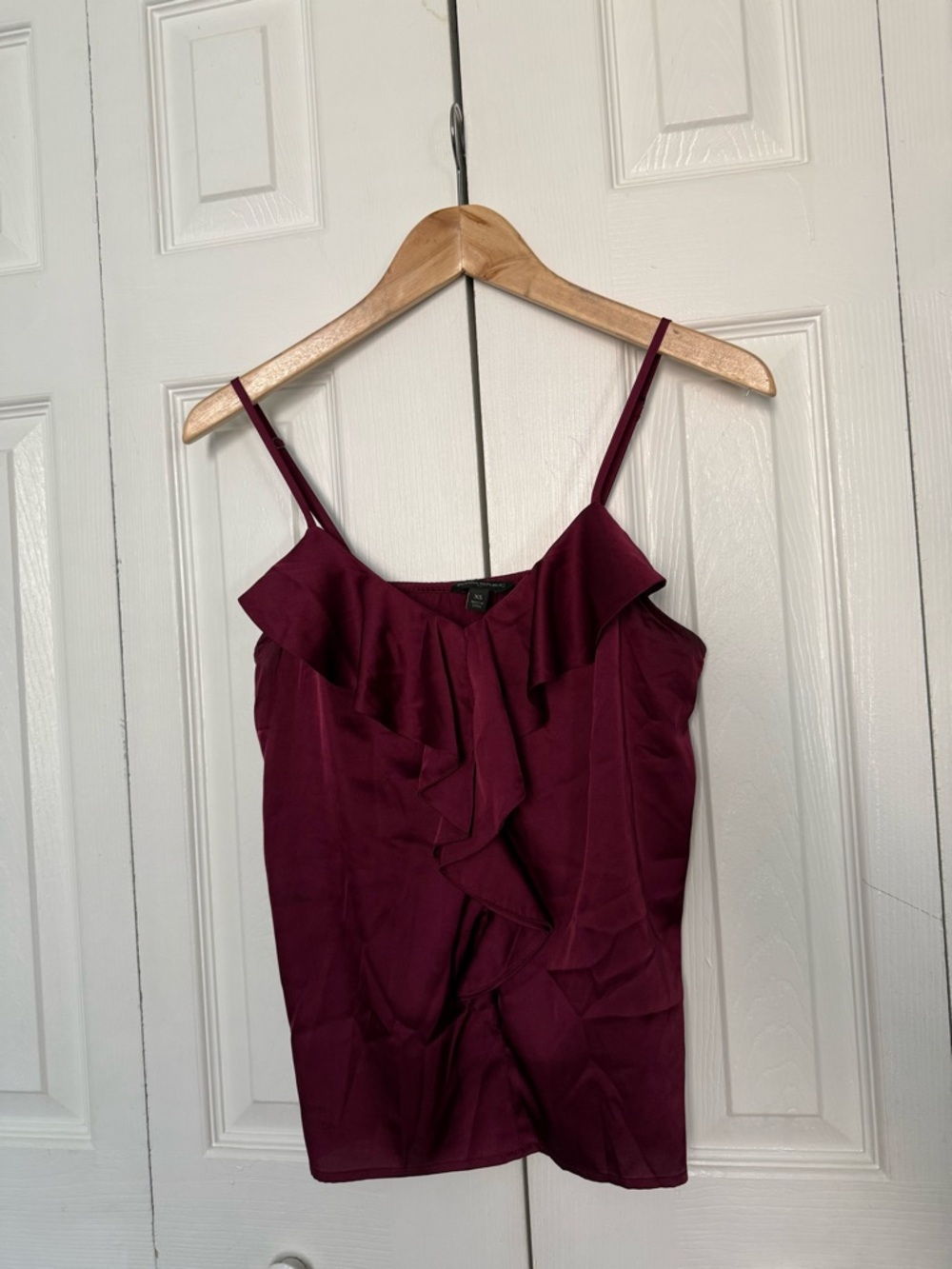 Banana Republic Magenta Satin Cami Tank